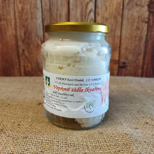 Kozí Hrádek - Vepřové sádlo čisté 450 g